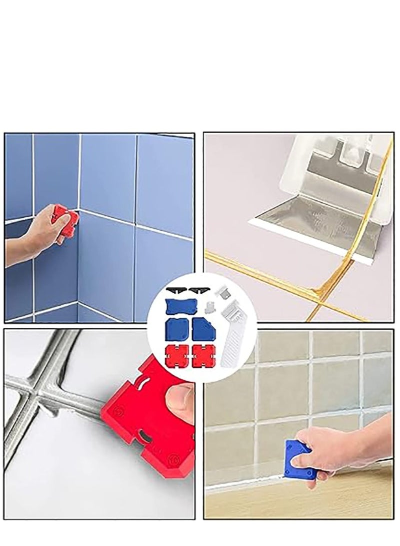 Zikra Professional Caulking Tool Kit with Sealant Finishing Tools, Easy Silicone Caulking with Guides, Caulk Removal Tools and Fill Removal Tool Silicone Fill Ôºà 11Piece SetÔºâ - Image 4