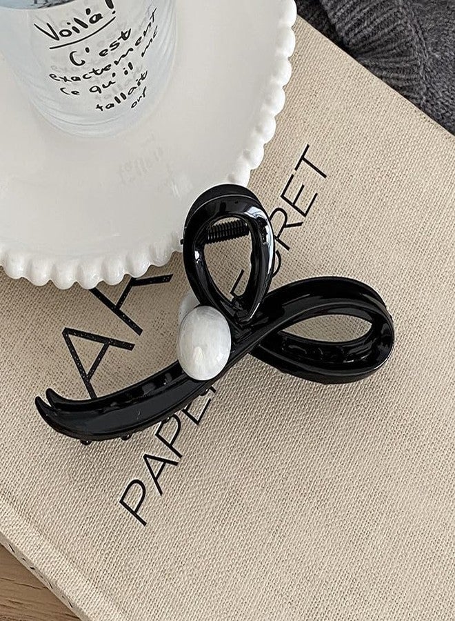 Melodio Pearl Hair Clips for Women & Girls - Non-Slip Strong Hold Claw Clips for Thick & Long Hair | Fashion Hair Accessories for Daily Use, Wedding, Party | Elegant Hair Clamps (Large Size) - Image 3