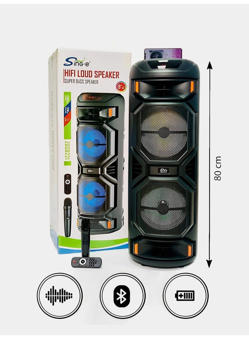 singe Sing-e ZQS8221  Portable HIFI Loud Speaker - Image 3