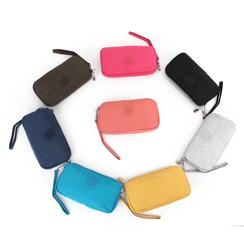 New Clutch Bag Women'S Nylon Cloth Water-Repellent Simple Lightweight Capacity Large Long Women'S Wallet Bag Passport Coin Purse - Image 2