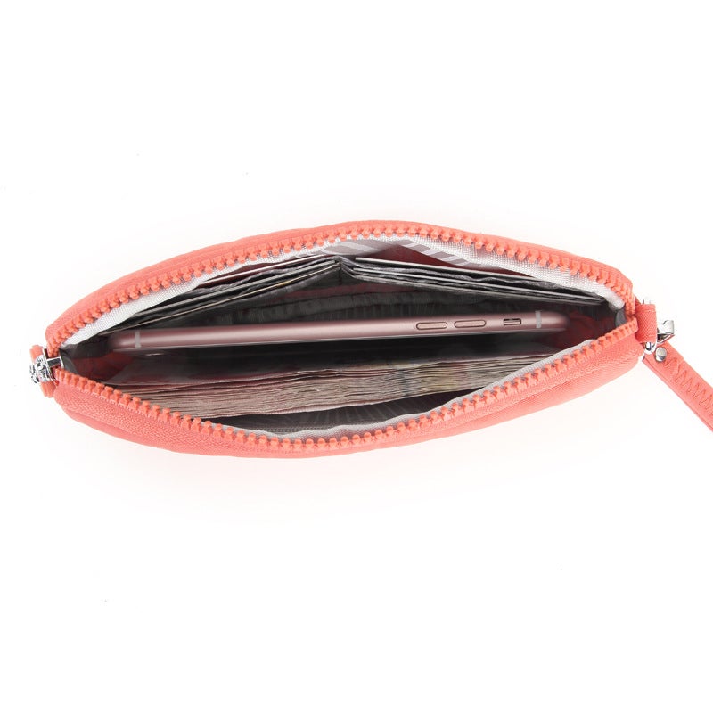 New Clutch Bag Women'S Nylon Cloth Water-Repellent Simple Lightweight Capacity Large Long Women'S Wallet Bag Passport Coin Purse - Image 3