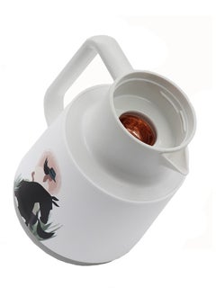 YOLO Yolo 2-Piece Plastic Coffee/Tea Vacuum Flask 1 Liter Each -Black and Biege  - Image 5