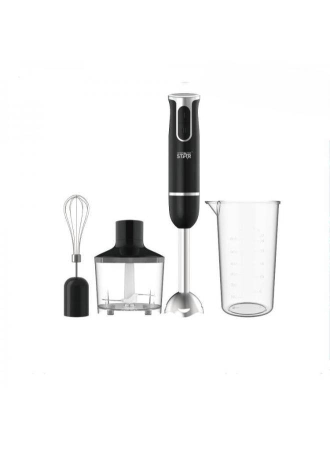 ويننج ستار خلاط يدوي 4 في 1St-5552أسود - Image 5