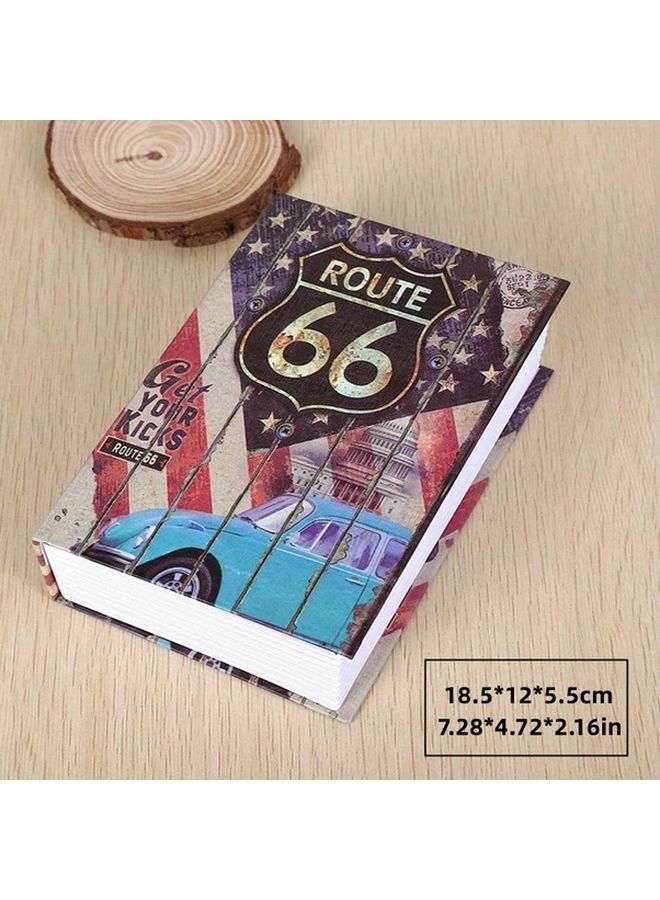 Medium Portable Safe Box With Key Lock For Cash Jewelry Passports Iron Construction - Image 1