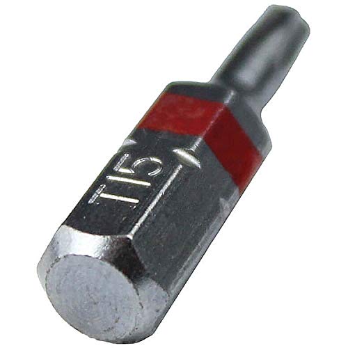 Jake Sales T15 (T-15) Torx/Star Driver Bit - Color Coded T15 x 1" Torx/Star Drive Bit for Screws and Fasteners Requiring T15 (T-15) Size Bits (10 PACK) - Image 4