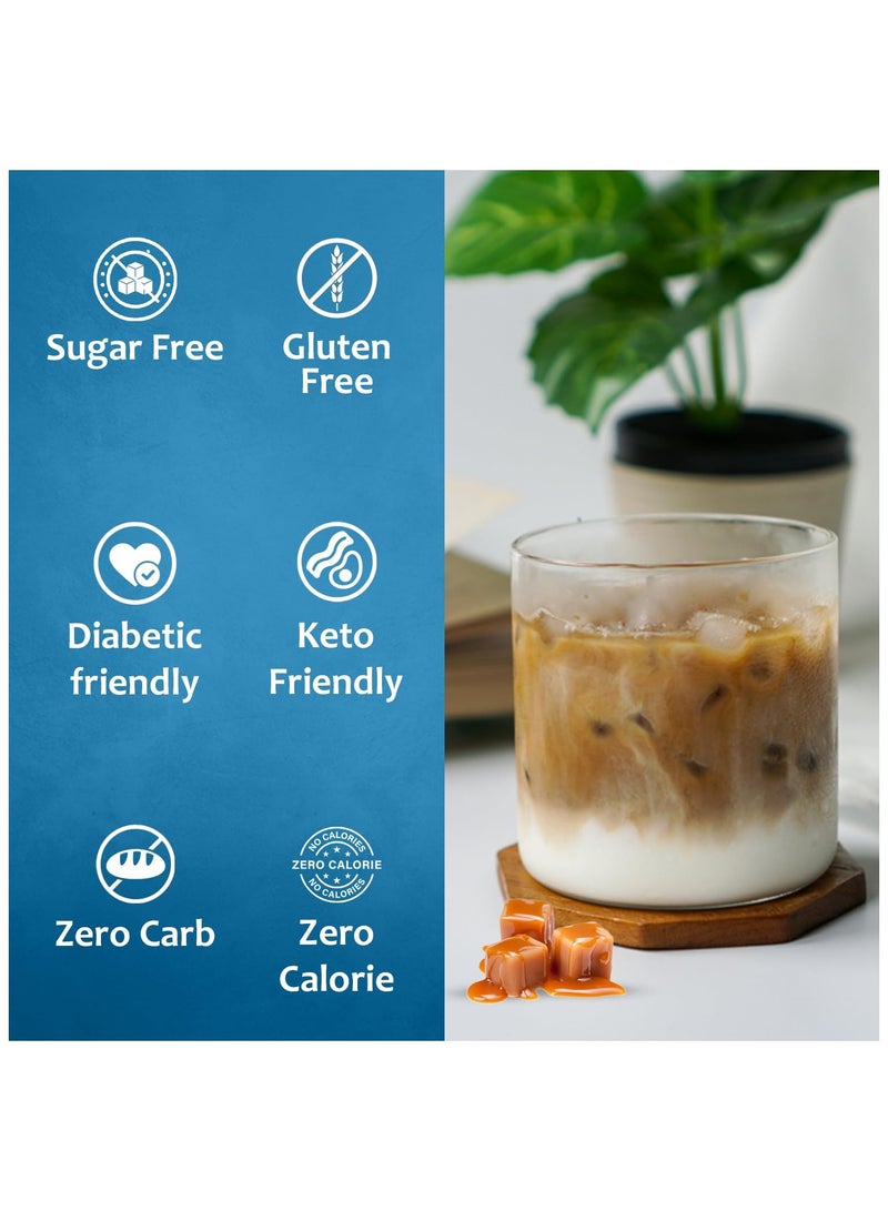 Syruvia Syruvia Sugar Free Caramel Syrup for Coffee 750ml Caramel Flavoring Syrup  - Image 4