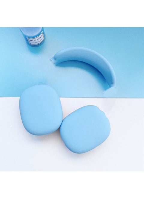 Case Cover 3 in 1 Headset Silicone Protective Case for AirPods Max Blue