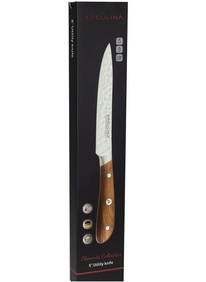 ARCULINA Utility Knife with Ashwood Handle  - Image 1