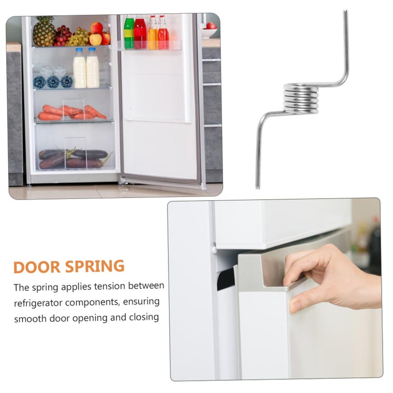 4Pcs Steel Spring For Refrigerator French Door Enhanced Stability And Strength Easy Installation - Image 4