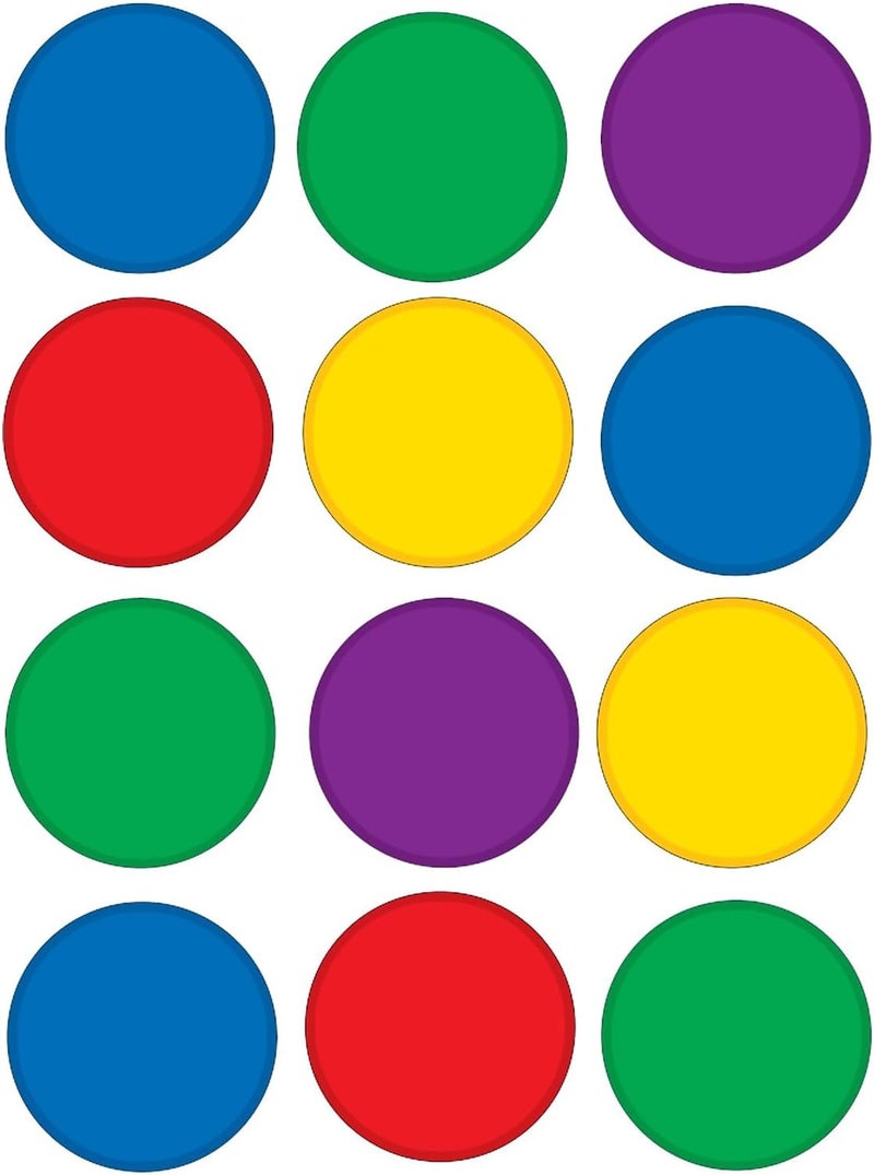 Teacher Created Resources Colorful Circles Mini Accents for Classroom Decoration - Image 1