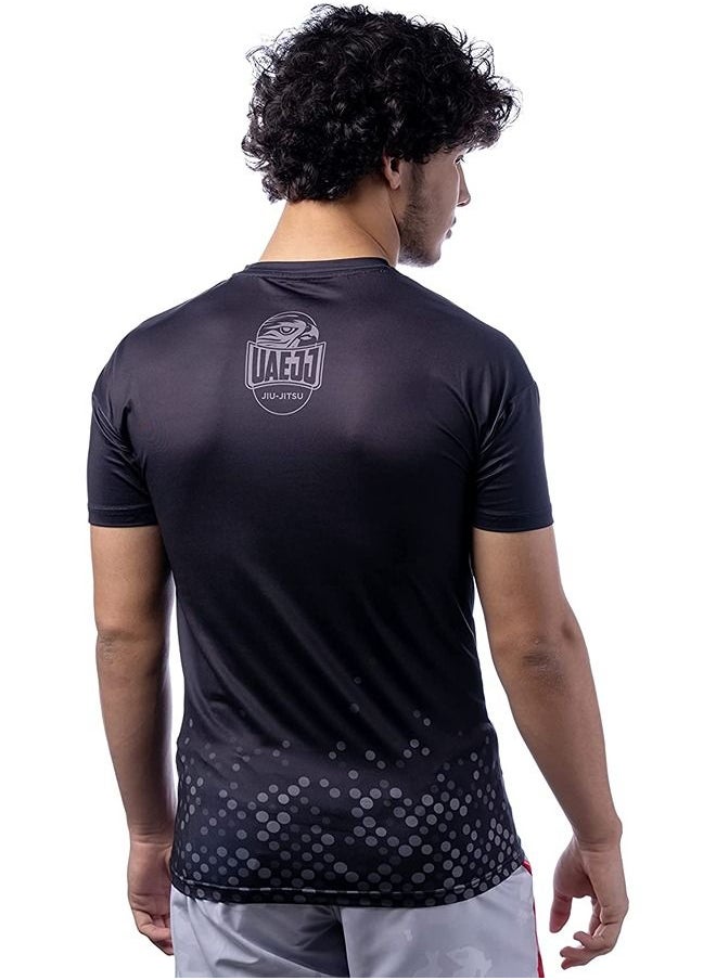 UAEJJ - Jiu Jitsu Short Sleeve Rash Guard For Adults - Image 1