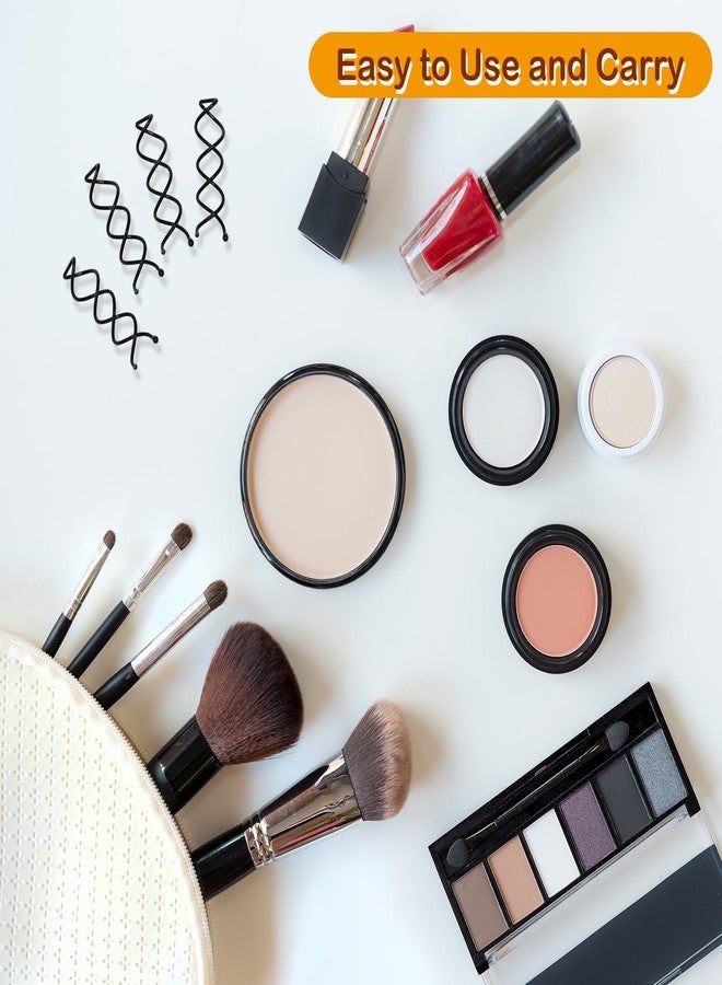 ييبسيس دبابيس شعر حلزونية من ييبسيس، عبوة من 10 دبابيس شعر ملتوية، دبابيس شعر لولبية، دبابيس دوارة، مشابك دائرية غير قابلة للخدش لتصفيف الشعر بنفسك، أسود - Image 4