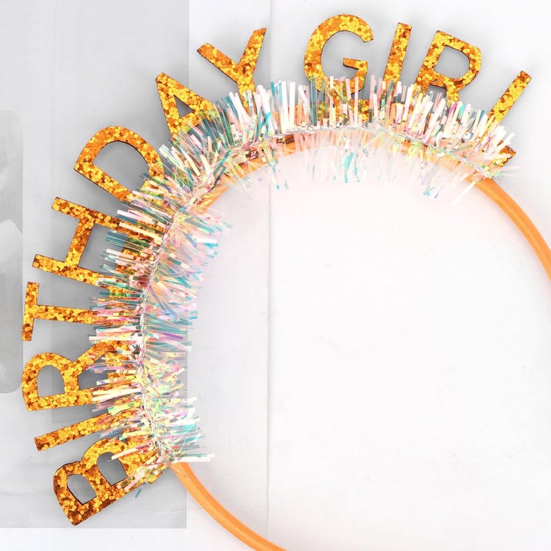 CIEHER Birthday Girl Headband Birthday Crown for Women Girls - Image 4
