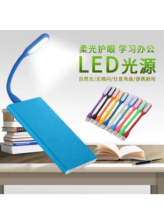 مصباح LED ساطع صغيرلمبة USB محمولة للاستخدام الليلي لأجهزة اللاب توب قطعتين  - إضاءة ليد صغيرة موفرة للطاقة بسطوع قابل للتعديل وعنق مرن للقراءة والمكاتب ولوحات المفاتيح متعدد الالوان - Image 2