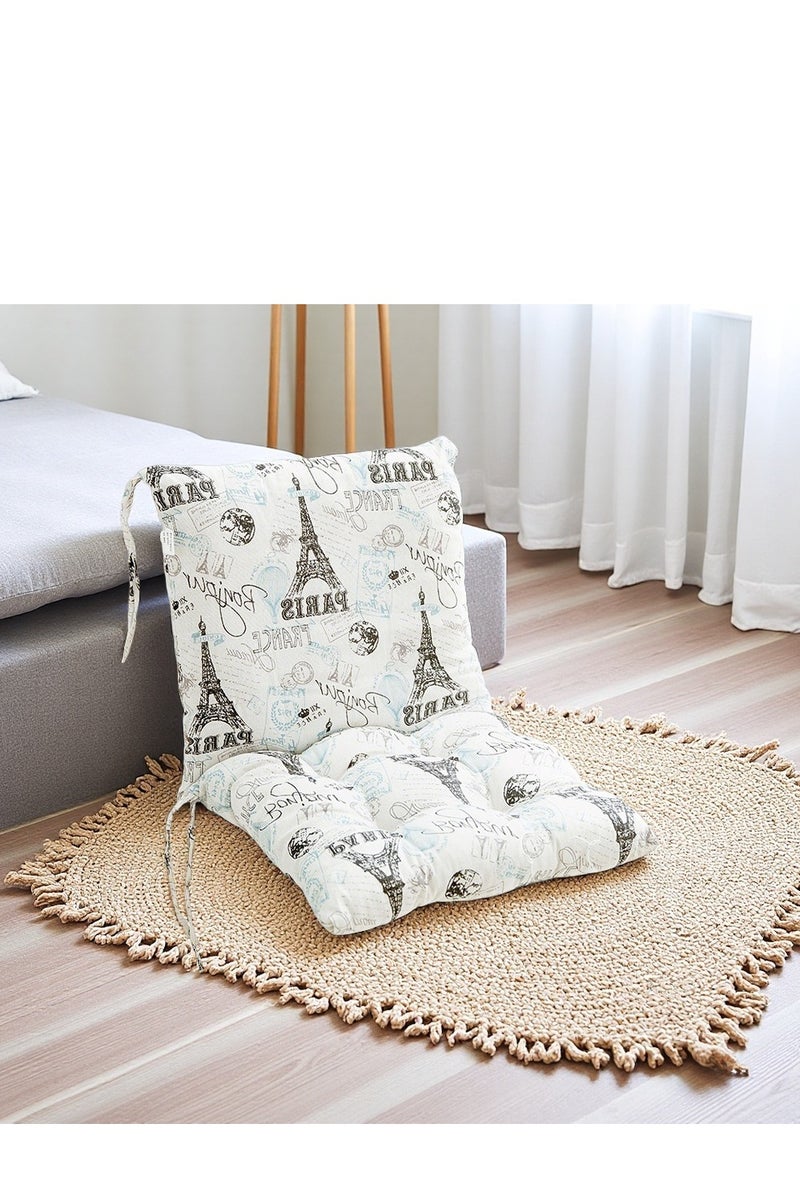 وسادة كرسي أرضية، وسادة مربعة للتأمل، وسادة مقعد سميكة مبطنة، وسادة مقعد مريحة لكرسي المكتب مع شريط تثبيت، وسادة مقعد واحدة، وسادة مقعد غير قابلة للانزلاق للظهر، وسادة مقعد خارجية للحديقة والفناء للبالغين، وسائد مقعد الكرسي 40*40 سم - Image 3