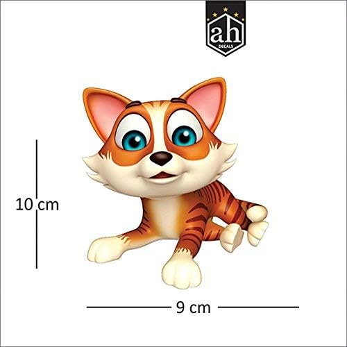 AH Decals Amazing Animal Cartoon 3D Wall Switch Board Stickers for Living Bed Kids Room | (Set of 5) - Image 4