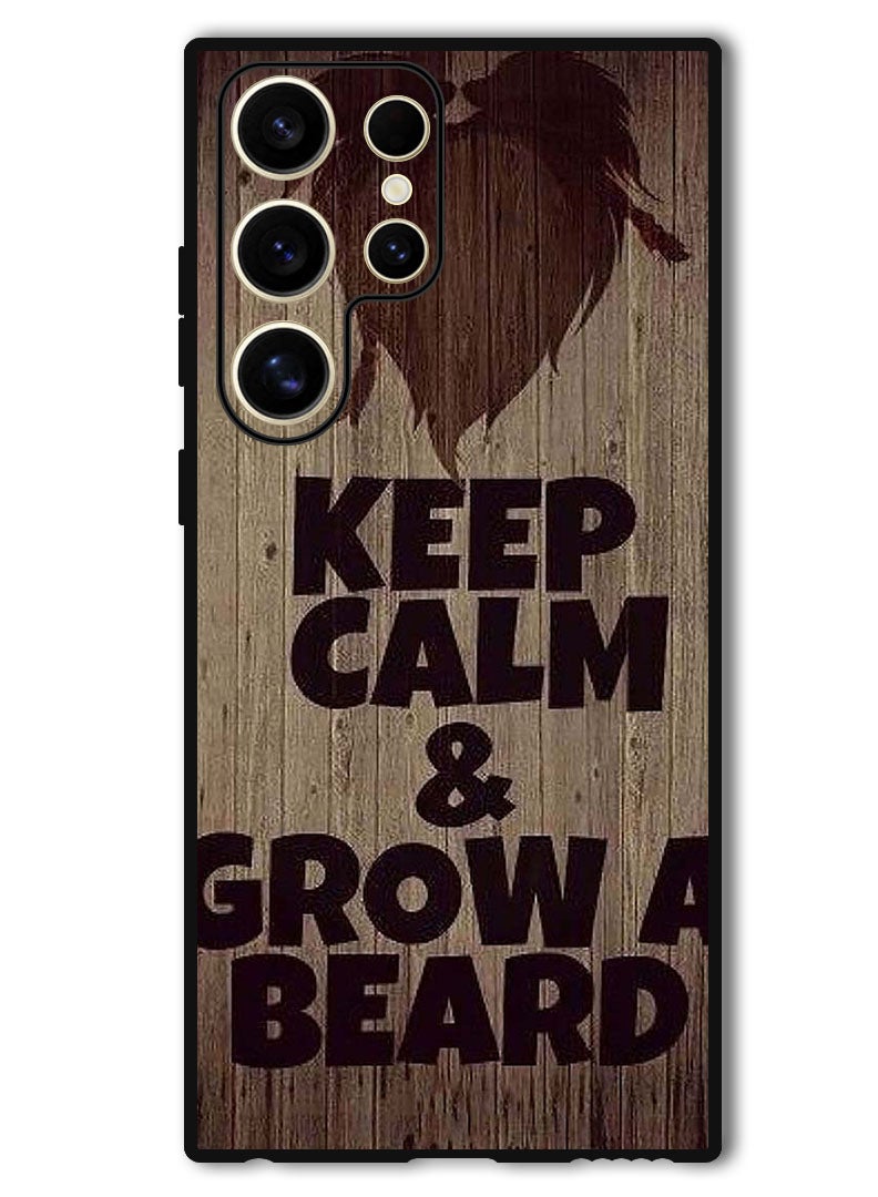 Theodor Protective Case Anti Scratch Shock Proof Bumper Cover For Samsung Galaxy S24 Ultra Keep Clam & Glow Bread - Image 1