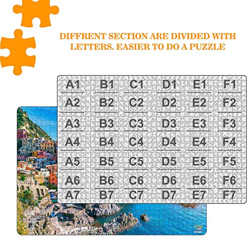 Webby Wooden Cinque Terre Wooden Puzzle | Best Gift for Teenager | Fun & Challenging| Puzzle for Adult & 14+ Kids, 1000 Pieces Puzzle - Image 3
