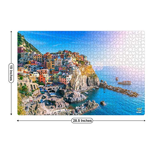 Webby Wooden Cinque Terre Wooden Puzzle | Best Gift for Teenager | Fun & Challenging| Puzzle for Adult & 14+ Kids, 1000 Pieces Puzzle - Image 2