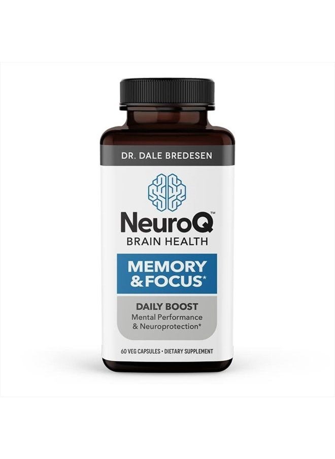 Life Seasons - NeuroQ Memory & Focus - Neuroprotective Formula by Dr. Dale Bredesen - Boost Cognitive Performance and Maintain Memory and Healthy Brain Function (60 Capsules) - 1 Pack - Image 1