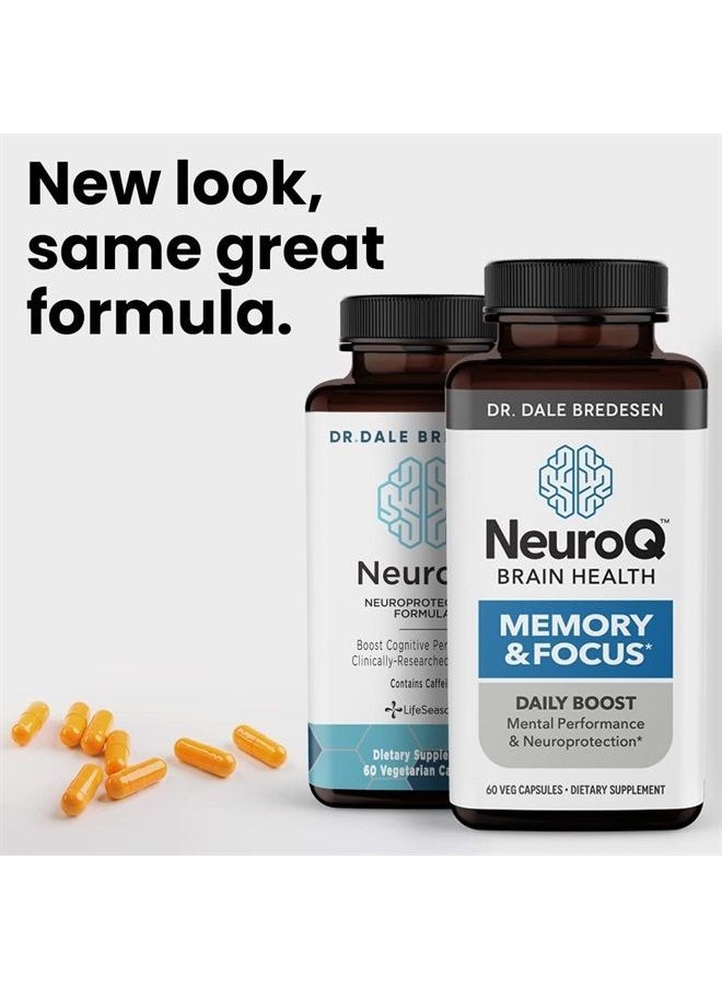 Life Seasons - NeuroQ Memory & Focus - Neuroprotective Formula by Dr. Dale Bredesen - Boost Cognitive Performance and Maintain Memory and Healthy Brain Function (60 Capsules) - 1 Pack - Image 1