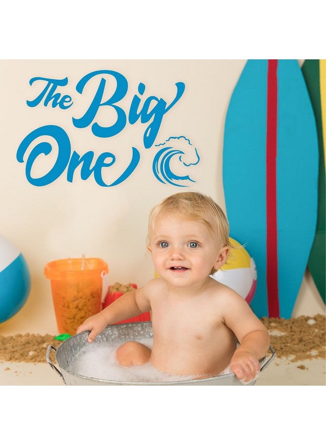 MUWEOL The Big One Decal - Wave Themed 1st/First Birthday Party Decoration, Surf Birthday Decor for Little Boy - Image 3