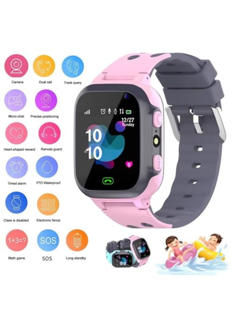 Generic - Smart Watch with gps Location and sim card slot and and HD touch screen and voice chat and contact call and flash light - Image 1