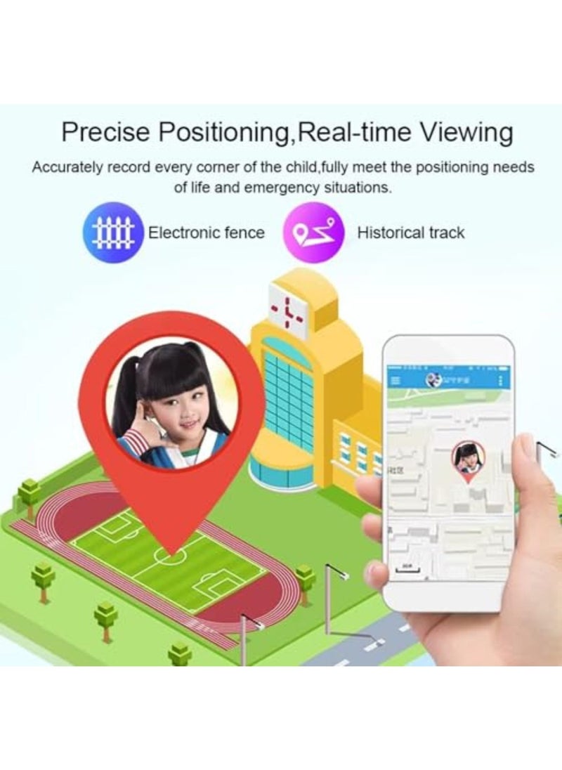 Generic - Smart Watch with gps Location and sim card slot and and HD touch screen and voice chat and contact call and flash light - Image 1