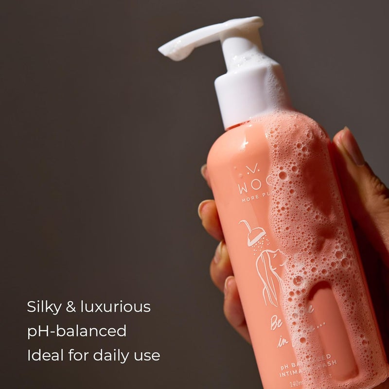 Woo More Play Be There In Five Feminine Wash pH Balanced Made With Natural Ingredients Aloe Calendula Extract Matricaria Flower Extract 47 fl oz - Image 4