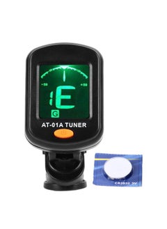 Thoraya Electronic Tuner Clip On Battery Powered Musical Instrument Tuner for Guitar Bass Ukulele Violin  - Image 1