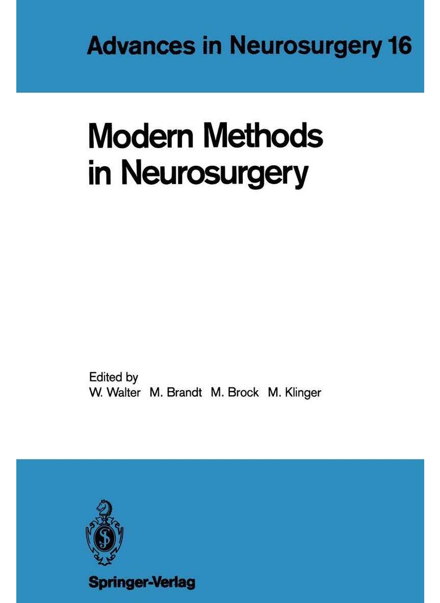 Modern Methods in Neurosurgery 