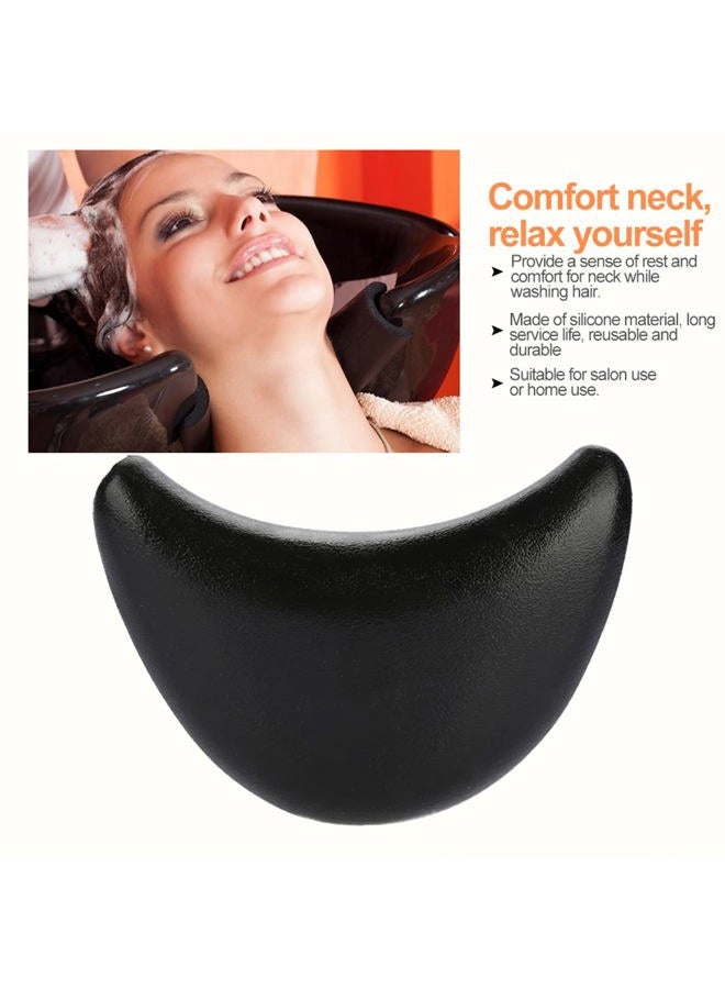 Brrnoo Gel Neck Support Pillow, Neck Basin Cushion, Silicone Shampoo Neck Head Rest Cushion Neck Headrest Soft Rubber Pillow for Shampoo and Neck Support Neck Wash Basin Pillow Hair Washing Sink Accessory - Image 4