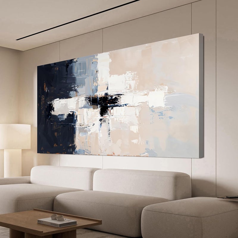 EMODA Premium Wrap Framed Canvas Wall Art 120x60 cm – High Resolution Printed Modern Artwork for Living Room, Bedroom, Office & Hallway – Ready to Hang Home Decor, Gift Idea, Wall Painting - Image 1