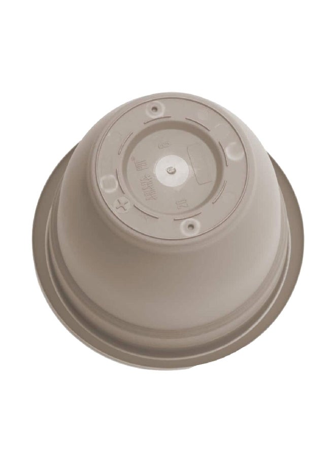 بلوم أريانا أصيص زرع مستدير مقاوم للأشعة فوق البنفسجية ذاتي السقي رمادي 13.75 × 17.75 × 17.75 بوصة 8081406 - Image 3