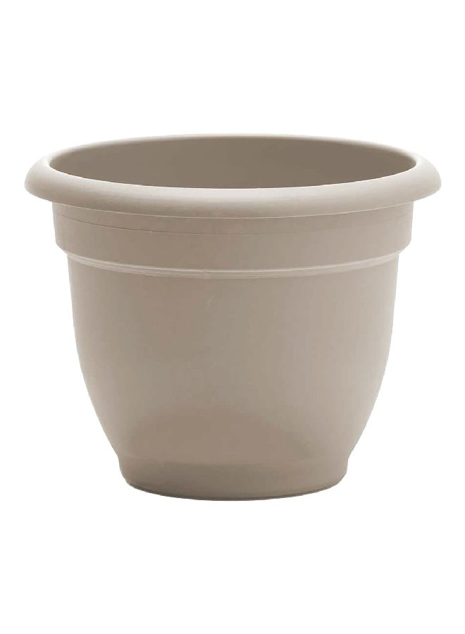 بلوم أريانا أصيص زرع مستدير مقاوم للأشعة فوق البنفسجية ذاتي السقي رمادي 13.75 × 17.75 × 17.75 بوصة 8081406 - Image 1