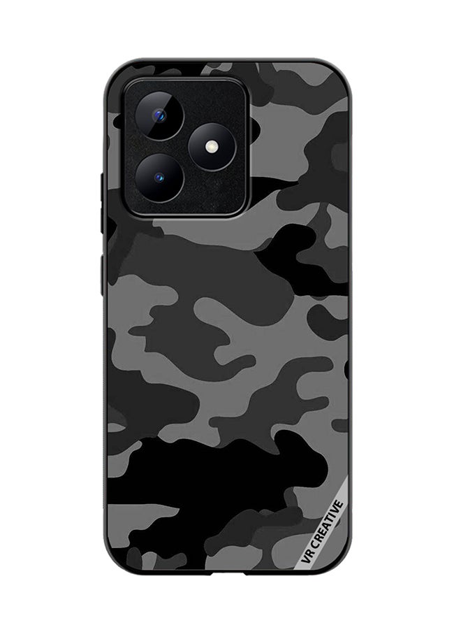 Protective Case Cover For Realme C53 Layer Design Multicolour