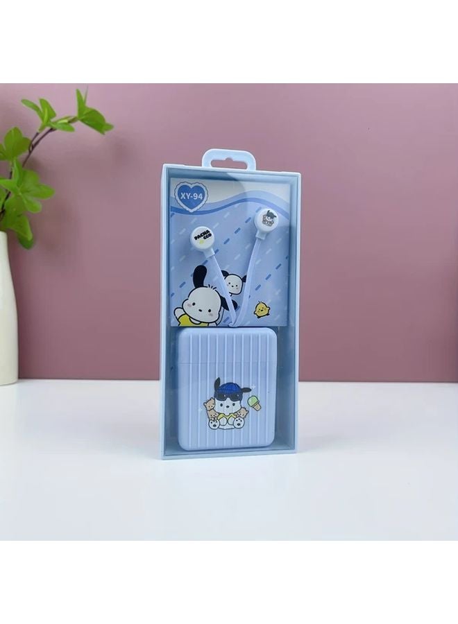 Pacha Dog Sanrio Kuromi Earphone Case Lightweight Hard Shell Cover For Airpods Pro - Image 1