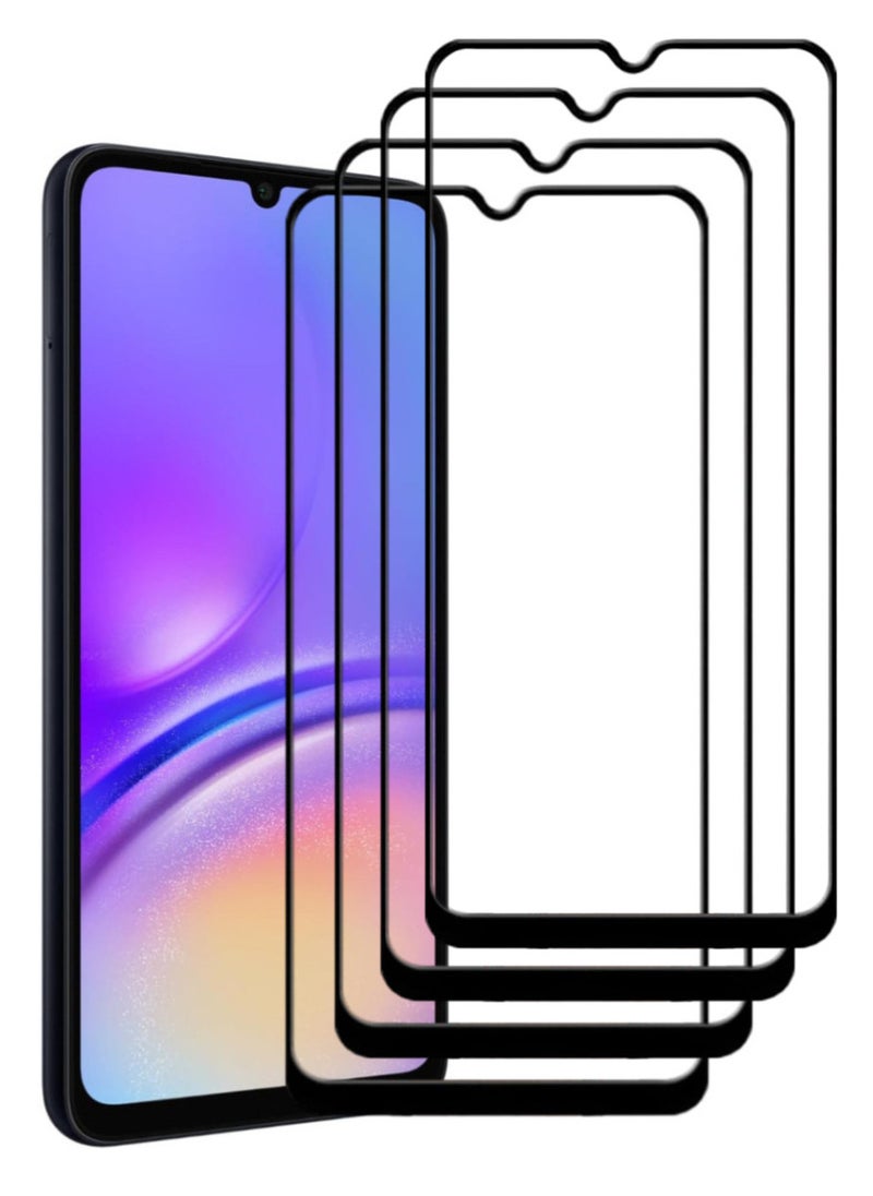ACLIX 4 Pieces Antistatic ESD Dustproof Premium Quality High Definition Tempered Glass Screen Protector Designed For Samsung Galaxy A05 - Image 1