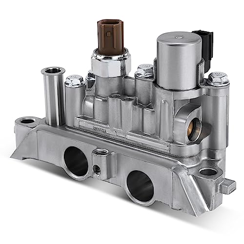 A-Premium Engine Variable Valve Timing (VVT) Solenoid Front Spool Valve Assembly Compatible with Acura & Honda Vehicles - RDX, Accord, Crosstour, Pilot, Odyssey - 3.5L V6 Engine - Replace# 15810R70A03 - Image 1
