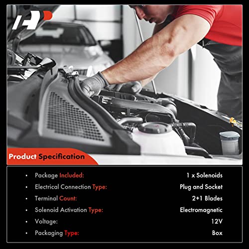 A-Premium Engine Variable Valve Timing (VVT) Solenoid Front Spool Valve Assembly Compatible with Acura & Honda Vehicles - RDX, Accord, Crosstour, Pilot, Odyssey - 3.5L V6 Engine - Replace# 15810R70A03 - Image 2