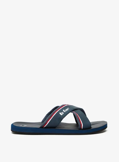 Lee Cooper Men's Cross Strap Flip Flops