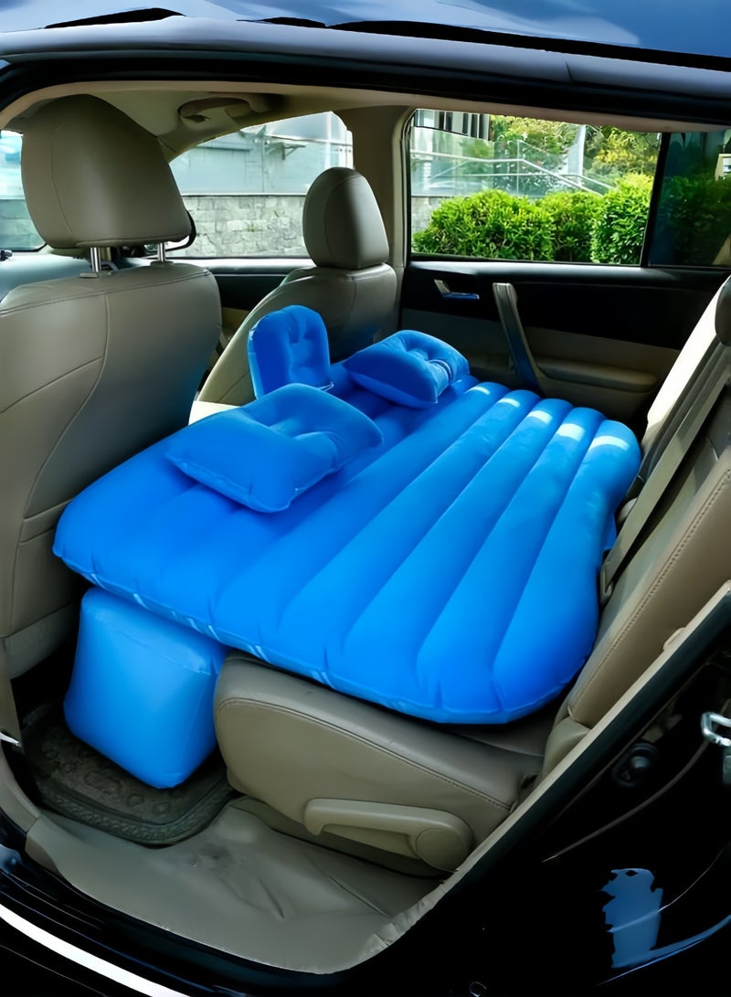 مرتبة هوائية قابلة للنفخ للسيارة - سرير سيارة عالمي للمقاعد الخلفية - سرير هوائي محمول للتخييم والسفر - مثالي للنزهات العائلية والقيلولة - نفخ وتفريغ سريع - Image 5