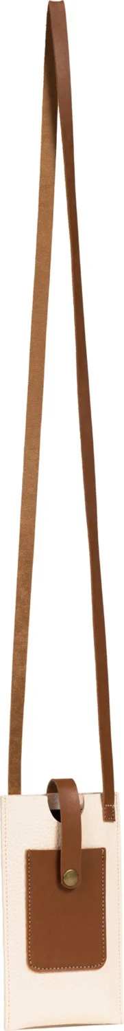 نوثينج Leather Snap Closure Hanger Phone Bag with Card Holder Compartment