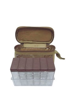Albawadi Portable Camping Spice Bag With 6 Bottles  - Image 3