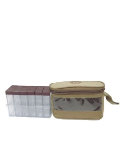 Albawadi Portable Camping Spice Bag With 6 Bottles  - Image 1