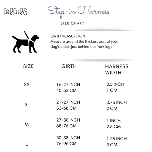 Forfurs Step-in Harness Dog Harness - Small, Ultra Violet X Lime Green - Image 3