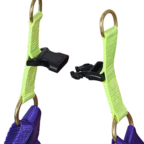 Forfurs Step-in Harness Dog Harness - Small, Ultra Violet X Lime Green - Image 2