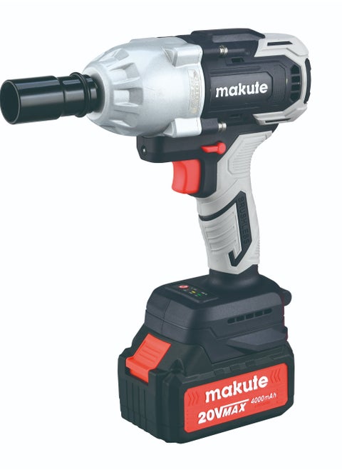 Cordless Impact Wrench With Two Batteries,1800Rpm