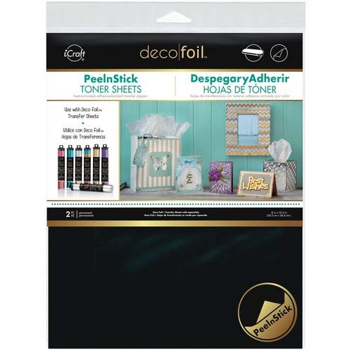 iCraft Deco Foil Peelnstick Toner Sheets, 8" X 10.5", 2 Sheets Per Pack - Image 2