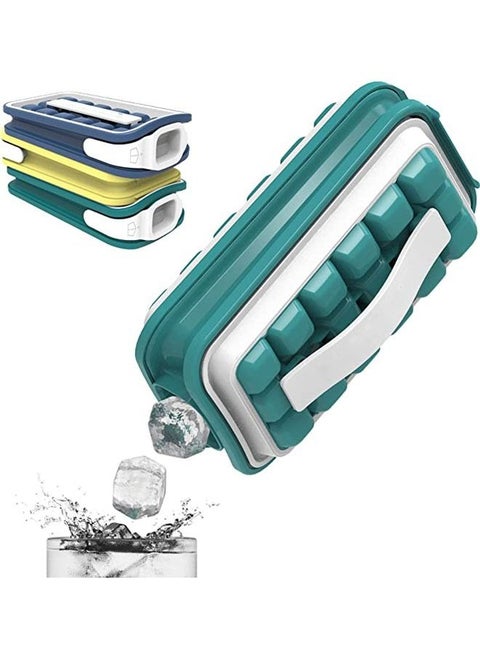 The Most Sanitary Ice Tray for Freezer - Disassemble this Silicone Ice Cube Tray With Lid for Easy Cleaning - ice cube maker makes 18 ice cubes